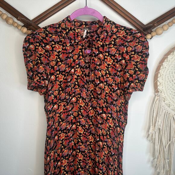 Free People Floral Melody Mini Dress - Picture 1 of 5